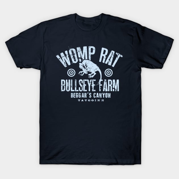 Womp Rat Bullseye Farm T-Shirt by MindsparkCreative